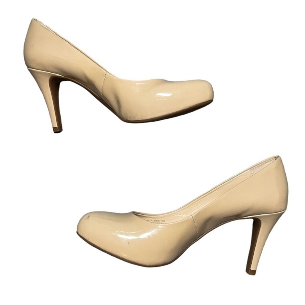 Host Pick! Franco Sarto Patent Leather Nude Heels (Reg $160)